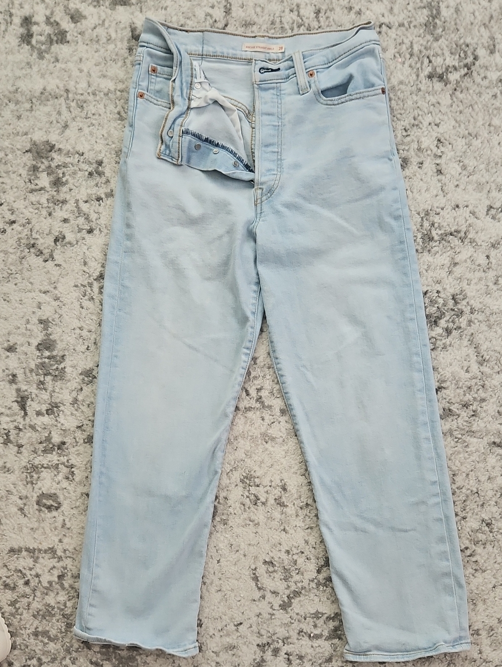 Levi's Light Blue Straight-Leg Jeans